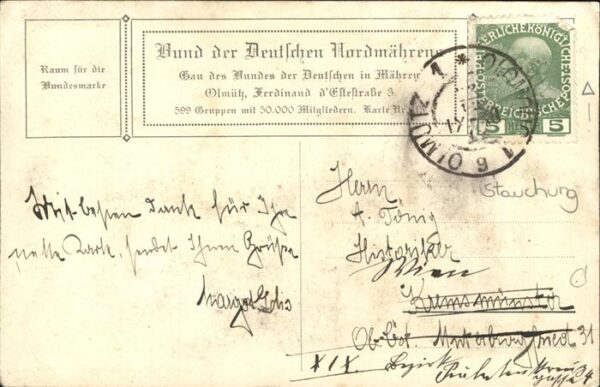 BDD Nordmaehren Künstler Rud Duts Pferd Ritter – Bild 2