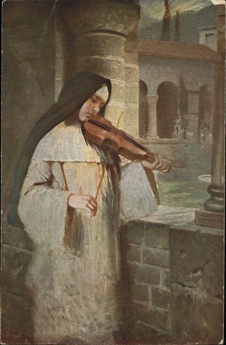 Geige Nonne