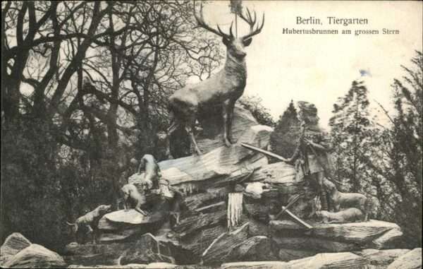 Zoo Hirsch Hubertusbrunnen Berlin
