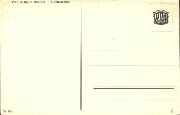 Kuenstlerkarte 103 A. Braith Schafe – Bild 2