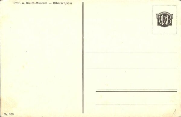 Kuenstlerkarte 106 A. Braith Hund – Bild 2