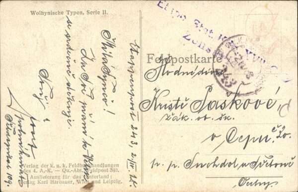 Trachten Wolhynische Typen – Bild 2