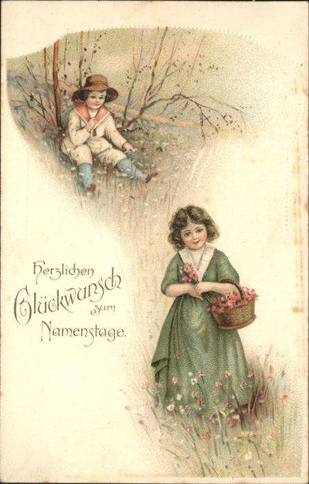 Namenstag Namenskarte Kinder