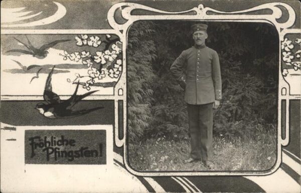 Pfingsten Pentecost Pentecote Schwalbe Soldat