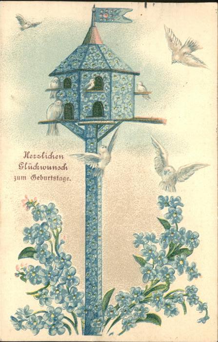 Geburtstag Vogelhaus Vögel