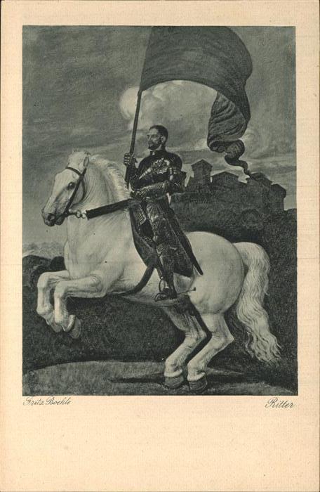 Rittertum Mittelalter Pferd Fritz Boehle 518