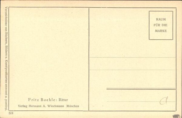 Rittertum Mittelalter Pferd Fritz Boehle 518 – Bild 2