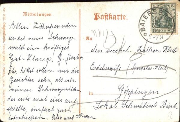 Schwarzwald Tracht Volksleben – Bild 2