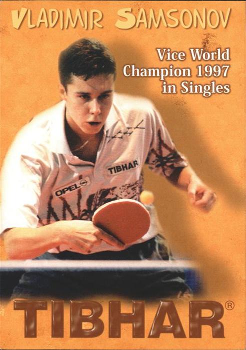 Tischtennis Vladimir Samsonov