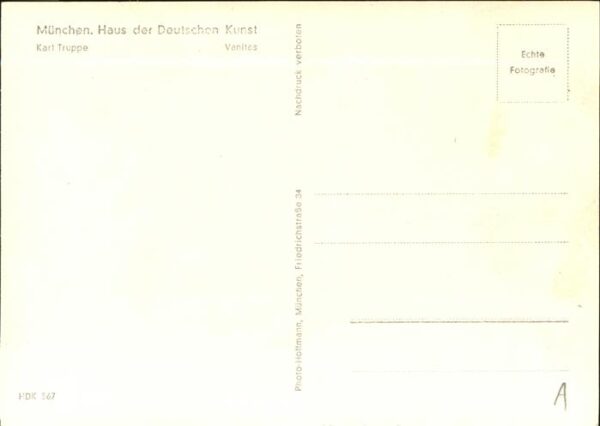 Erotik Haus der Deutschen Kunst München Vanita – Bild 2