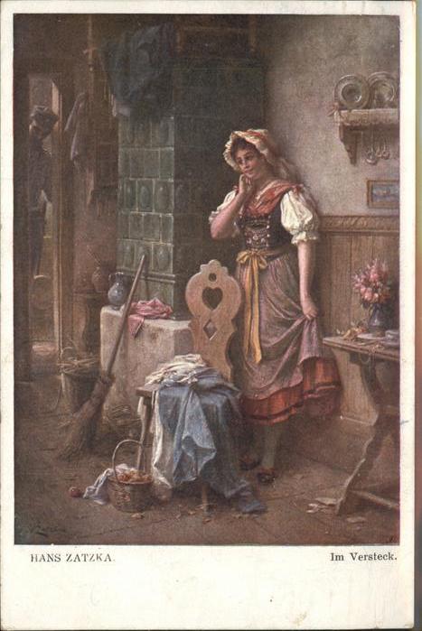 Zatzka H. Nr. 635 Im Versteck