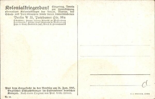 Stoewer Willy Tegel Nr 10 englischer Schlachtkreuzer – Bild 2