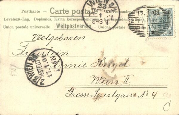 Postbote Brieftraeger Kind Schmetterling – Bild 2