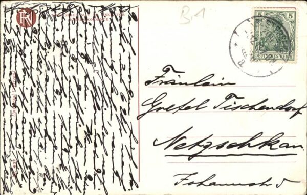 Jugendstil Post Brief Hutmodel – Bild 2