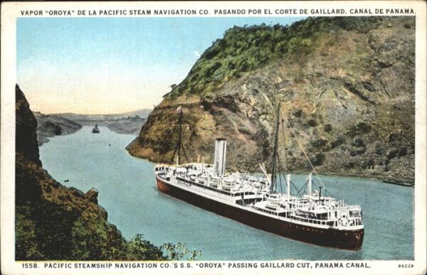 Schiffe Ships Navires S S S Oroya Canal de Panama