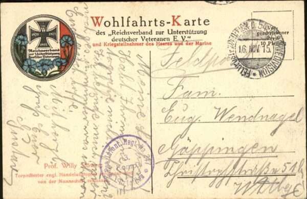 Stoewer Willy Tegel Dampfer schwarz weiss rot – Bild 2