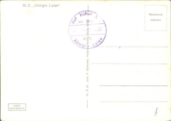 Dampfer Oceanliner M S Königin Luise – Bild 2