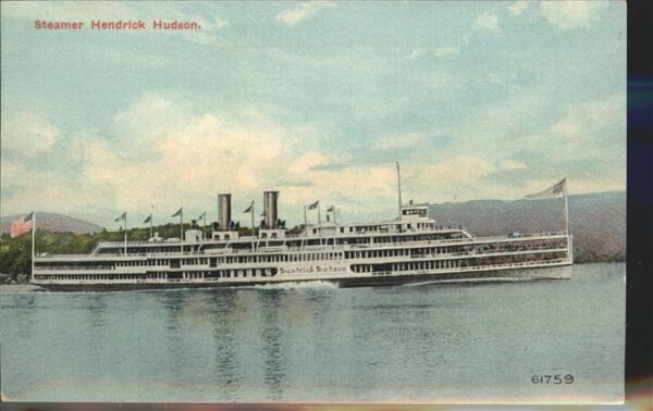 Dampfer Binnenschifffahrt Steamer Hendrick Hudson