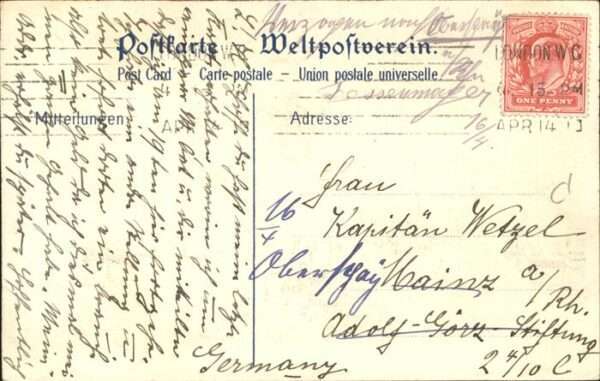 Dampfer Oceanliner Kaiserin Auguste Victoria Salon – Bild 2