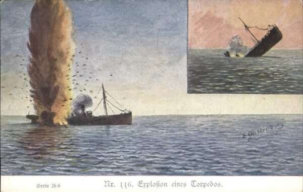 Marine Nr 116 Explosion Torpedo