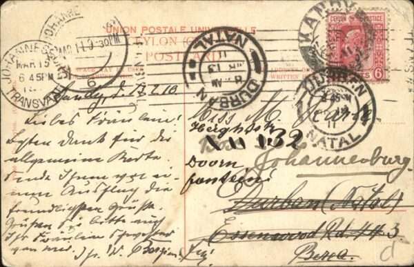Eisenbahn Südafrika Durban Kandy – Bild 2