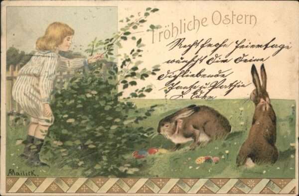 Mailick Ostern Hasen Kind
