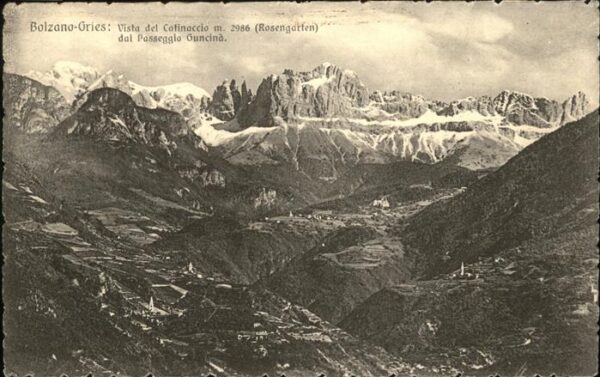 Bolzano Gries Guncina Rosengarten