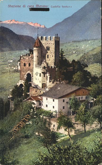 Merano Meran Castello Fontanan Stazione Merano