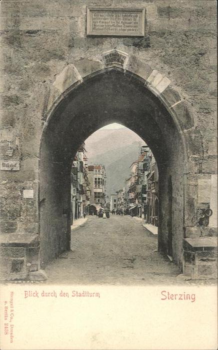 Sterzing Suedtirol Stadtturm