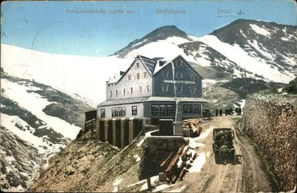 Stilfserjoch Passo dello Stelvio Tirol Ferdinandshöhe Auto