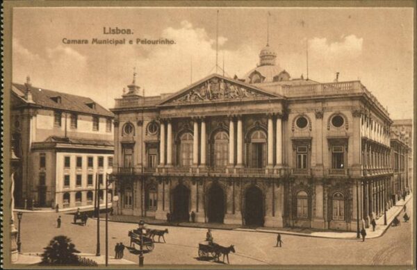 Lisboa Camara Municipal e Pelurinho Pferdekuts