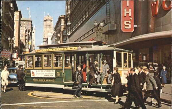 San Francisco California Market Street Strassenbahn Stadt City