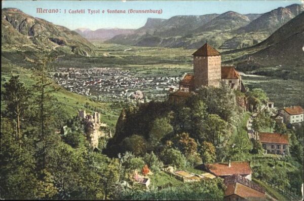 Merano Meran Castelli Tyrol Fontanan Brunnenburg