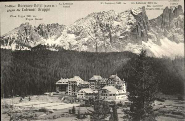 Karersee Hotel Latemar Gruppe Türme