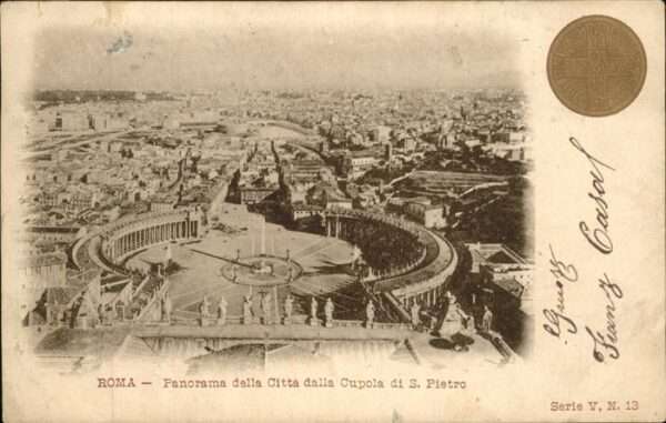 Rom Roma Panorama della Citta Cupola S. Pietro