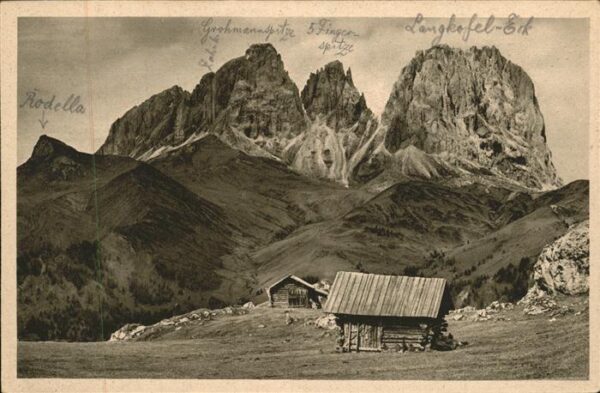 Bozen Suedtirol Langkofel Rodella 5 Fingerspitze