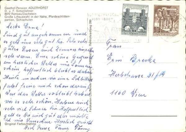 Ramsau Dachstein Steiermark Gasthof Pension Adlerhorst – Bild 2
