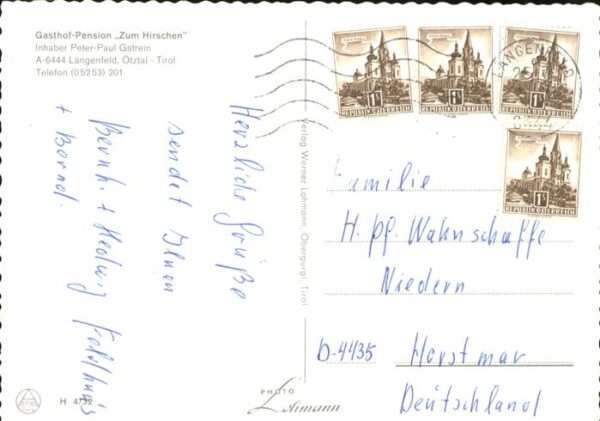 Langenfeld Oetztal Gasthof Pension Zum Hirschen – Bild 2