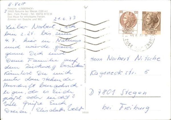 Meran Merano Pensin Linserhof Naturns – Bild 2