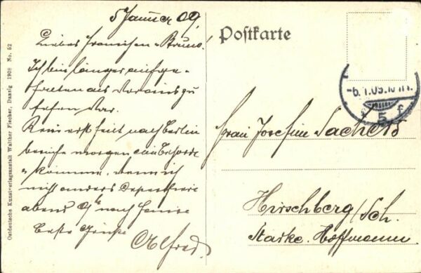Danzig Westpreussen Frauengasse – Bild 2