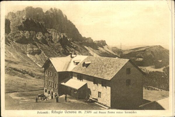 Dolomiti Rifugio Genova Passo Poma Fermedes