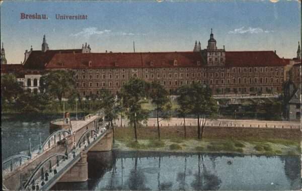 Breslau Niederschlesien Universität Brücke