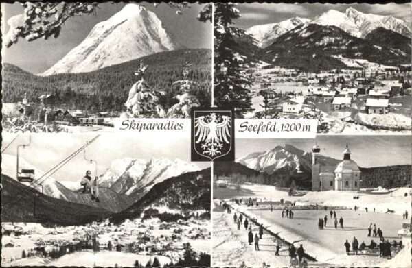 Seefeld Tirol Sessellift Schlittschuhbahn