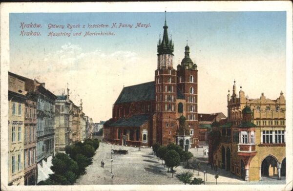 Krakau Krakow Hauptring Marienkirche
