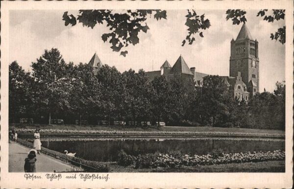 Posen Poznan Schloss Schwan