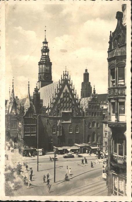 Breslau Niederschlesien Rathaus
