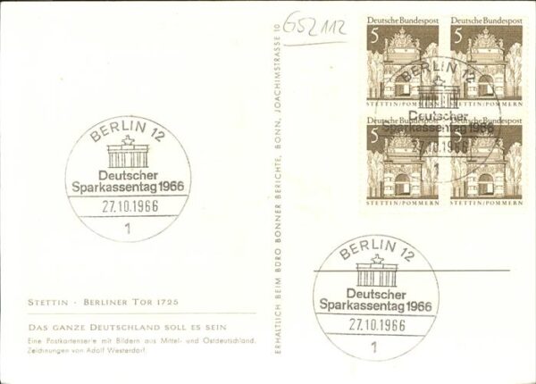 Stettin Szczecin Pommern Berliner Tor – Bild 2