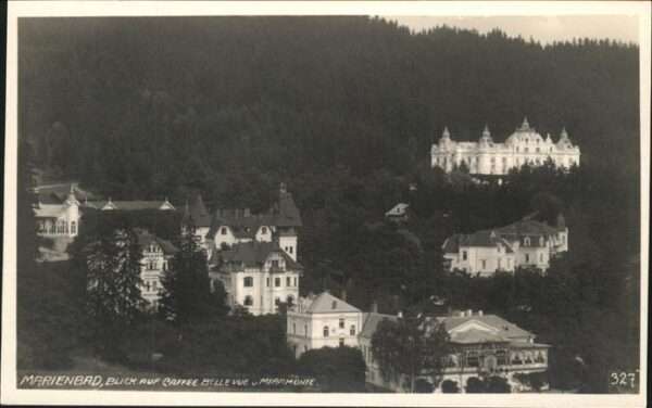 Marienbad Tschechien Boehmen Kaffee Bellevue Miramonte