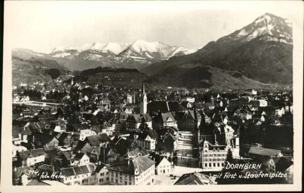Dornbirn Vorarlberg First Staufenspitze