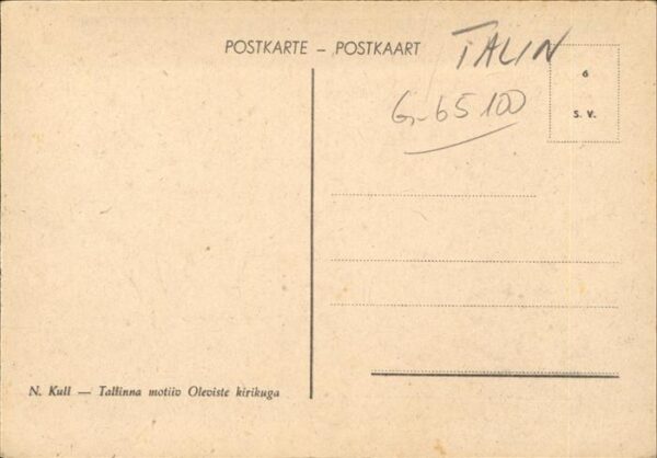 Tallinn Künstler H Kull – Bild 2
